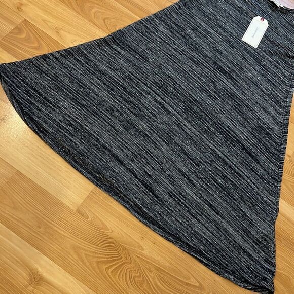 NWT Adam Levine Grey Lurex Sparkly Sweater Dress S - Picture 6 of 11